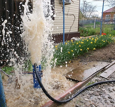 Откачка воды из скважин (шахты) Нефедьево